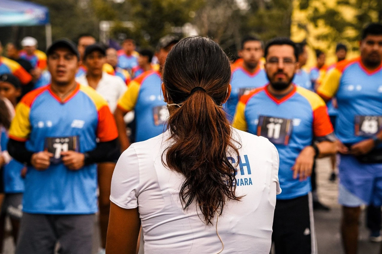 Producción deportiva en evento Banxico